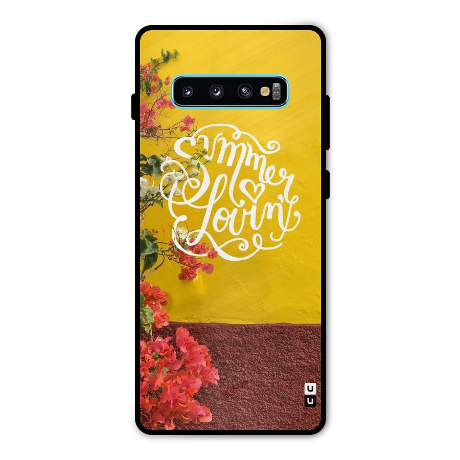 Summer Lovin Metal Back Case for Galaxy S10 Plus
