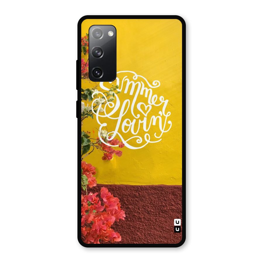 Summer Lovin Metal Back Case for Galaxy S20 FE 5G