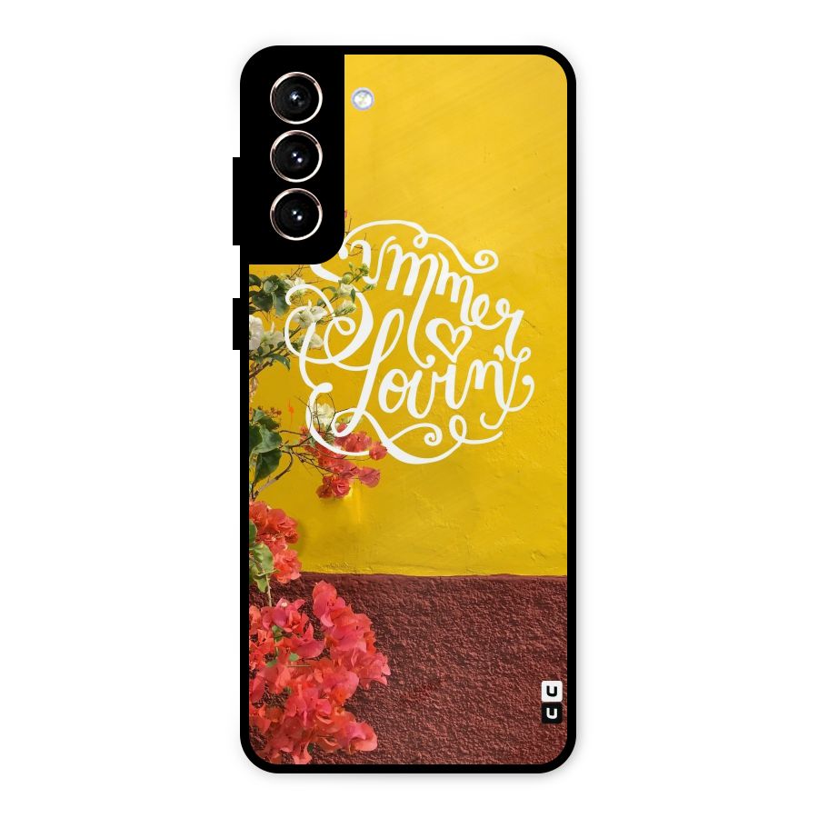 Summer Lovin Metal Back Case for Galaxy S21 Plus
