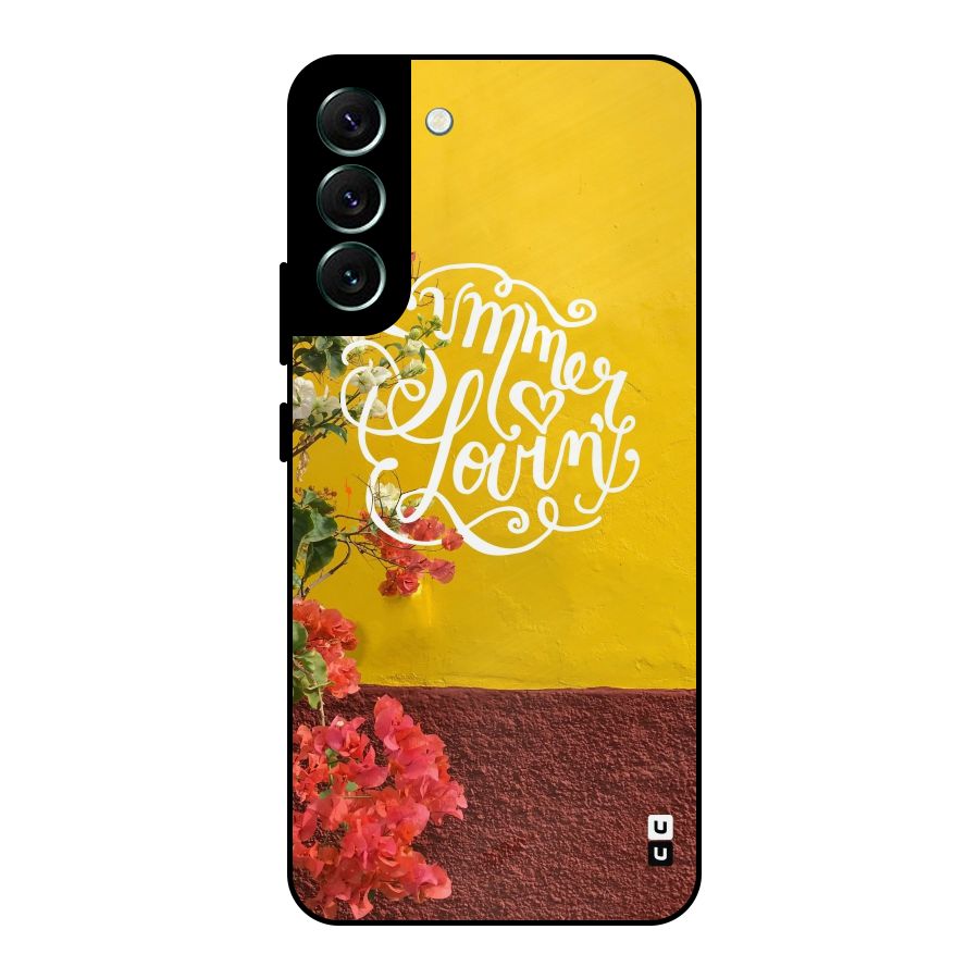 Summer Lovin Metal Back Case for Galaxy S22 Plus 5G