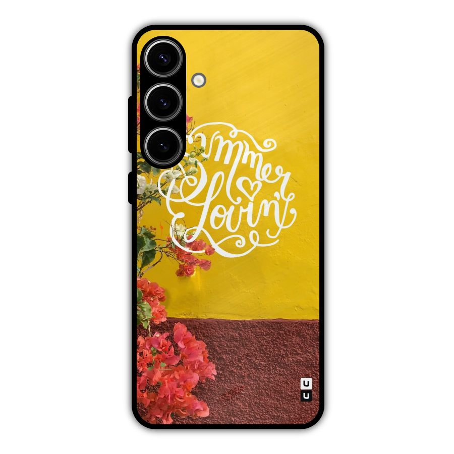 Summer Lovin Metal Back Case for Galaxy S24 Plus