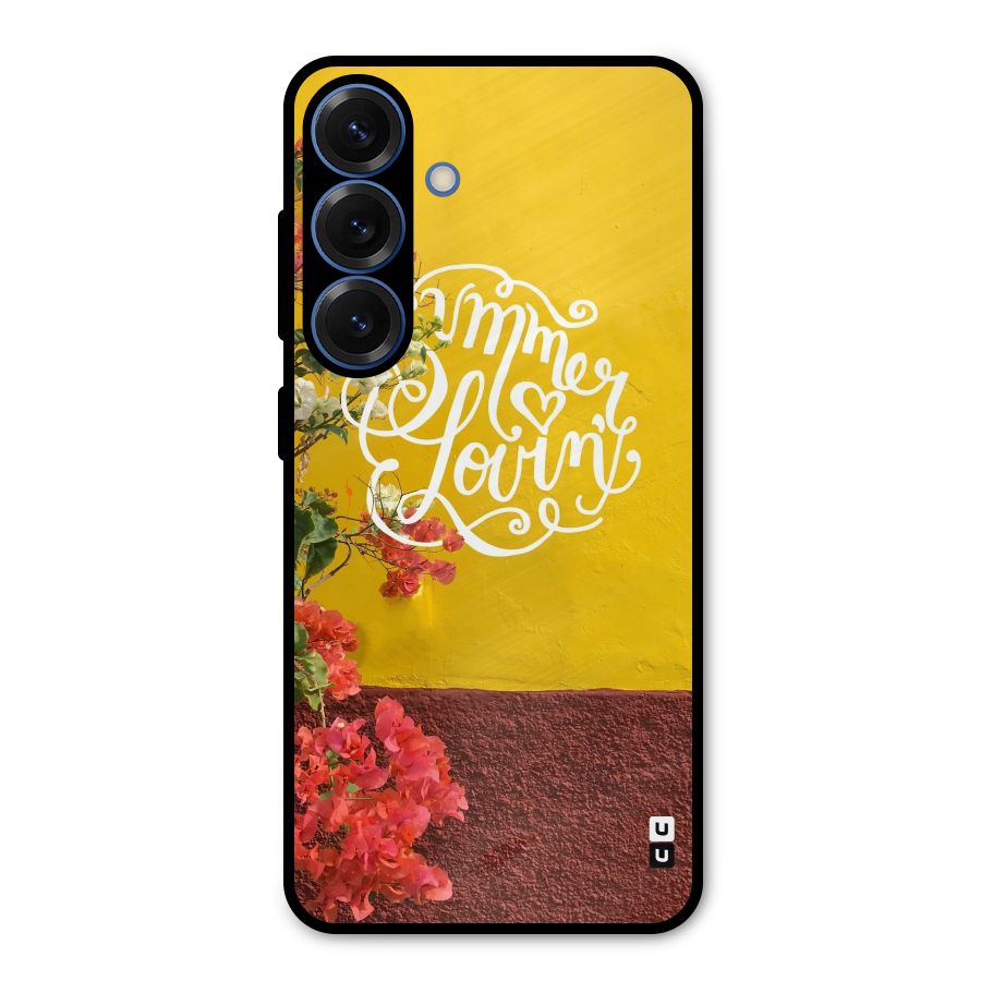 Summer Lovin Metal Back Case for Galaxy S25