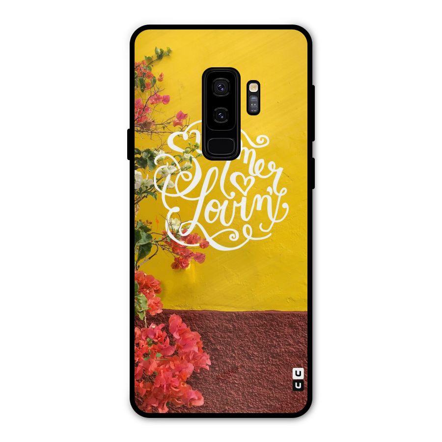 Summer Lovin Metal Back Case for Galaxy S9 Plus