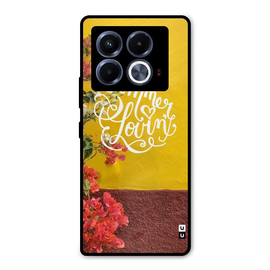 Summer Lovin Metal Back Case for Infinix Note 40 5G