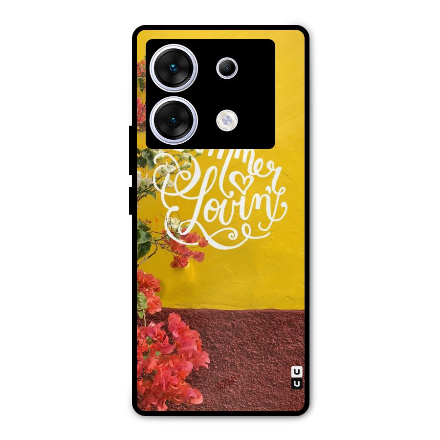 Summer Lovin Metal Back Case for Infinix Zero 30 5G