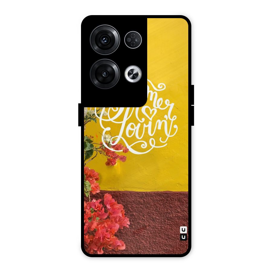 Summer Lovin Metal Back Case for Oppo Reno8 Pro 5G