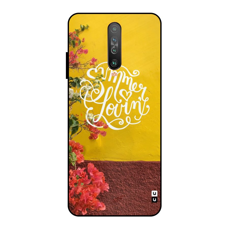 Summer Lovin Metal Back Case for Poco X2
