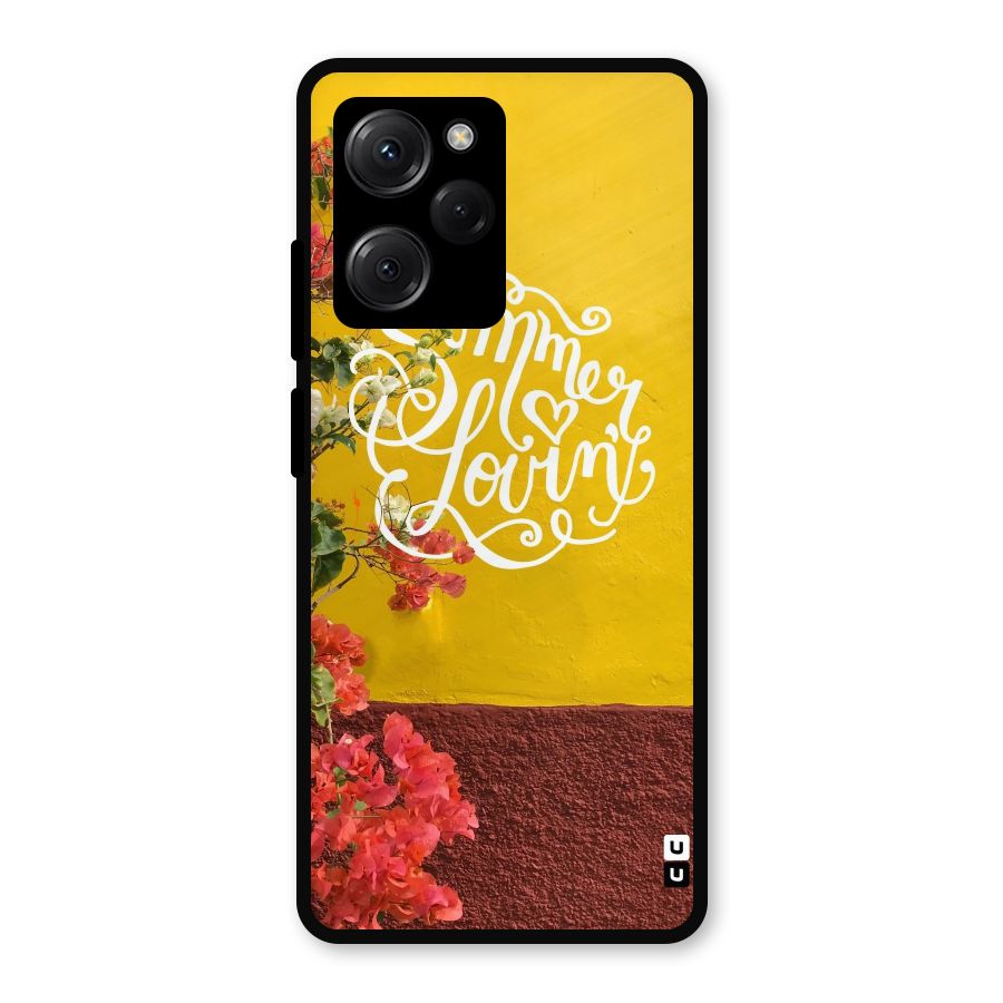 Summer Lovin Metal Back Case for Poco X5 Pro
