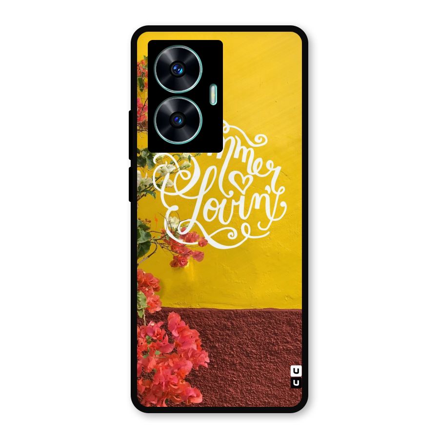 Summer Lovin Metal Back Case for Realme Narzo N55