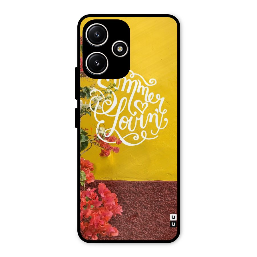 Summer Lovin Metal Back Case for Redmi 12 5G