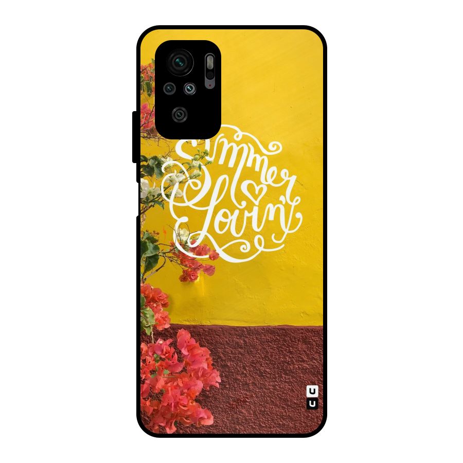 Summer Lovin Metal Back Case for Redmi Note 10S