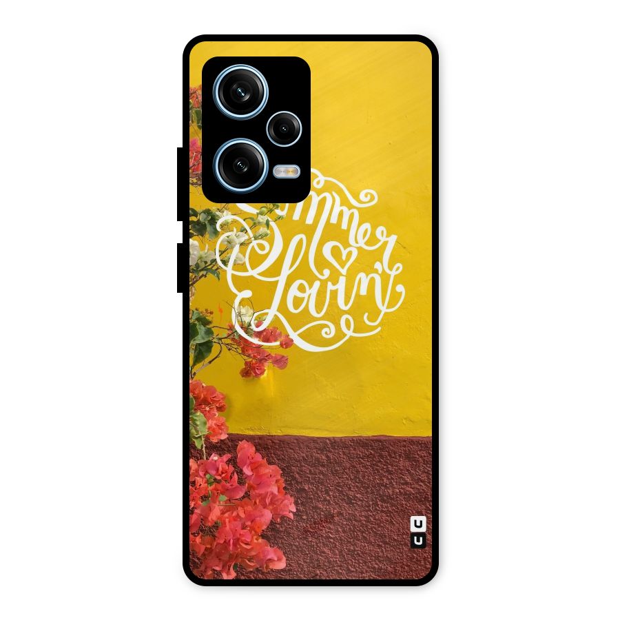 Summer Lovin Metal Back Case for Redmi Note 12 Pro