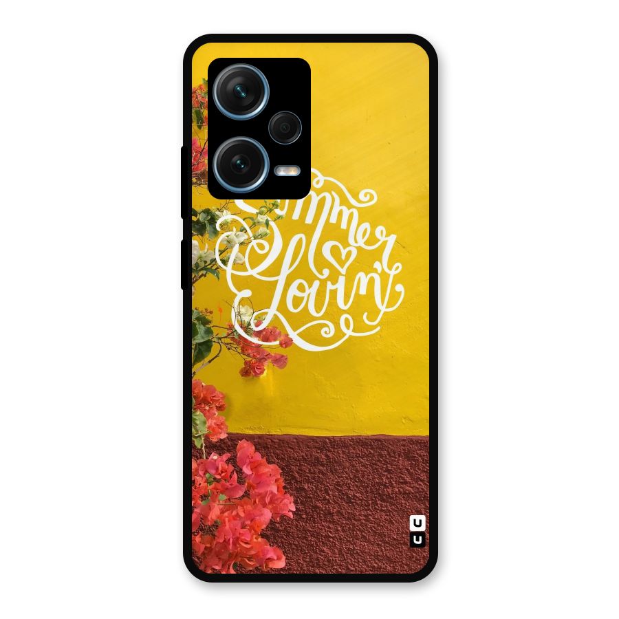 Summer Lovin Metal Back Case for Redmi Note 12 Pro Plus 5G