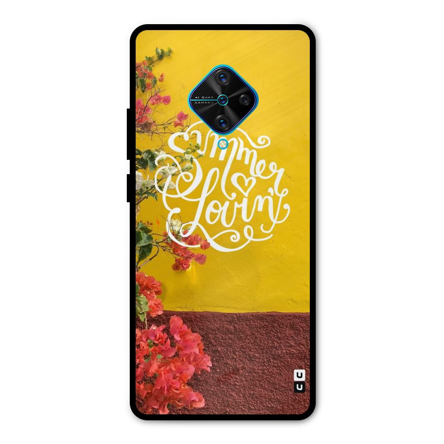 Summer Lovin Metal Back Case for Vivo S1 Pro