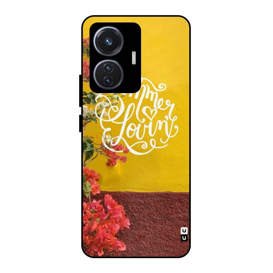 Summer Lovin Metal Back Case for Vivo T1 44W