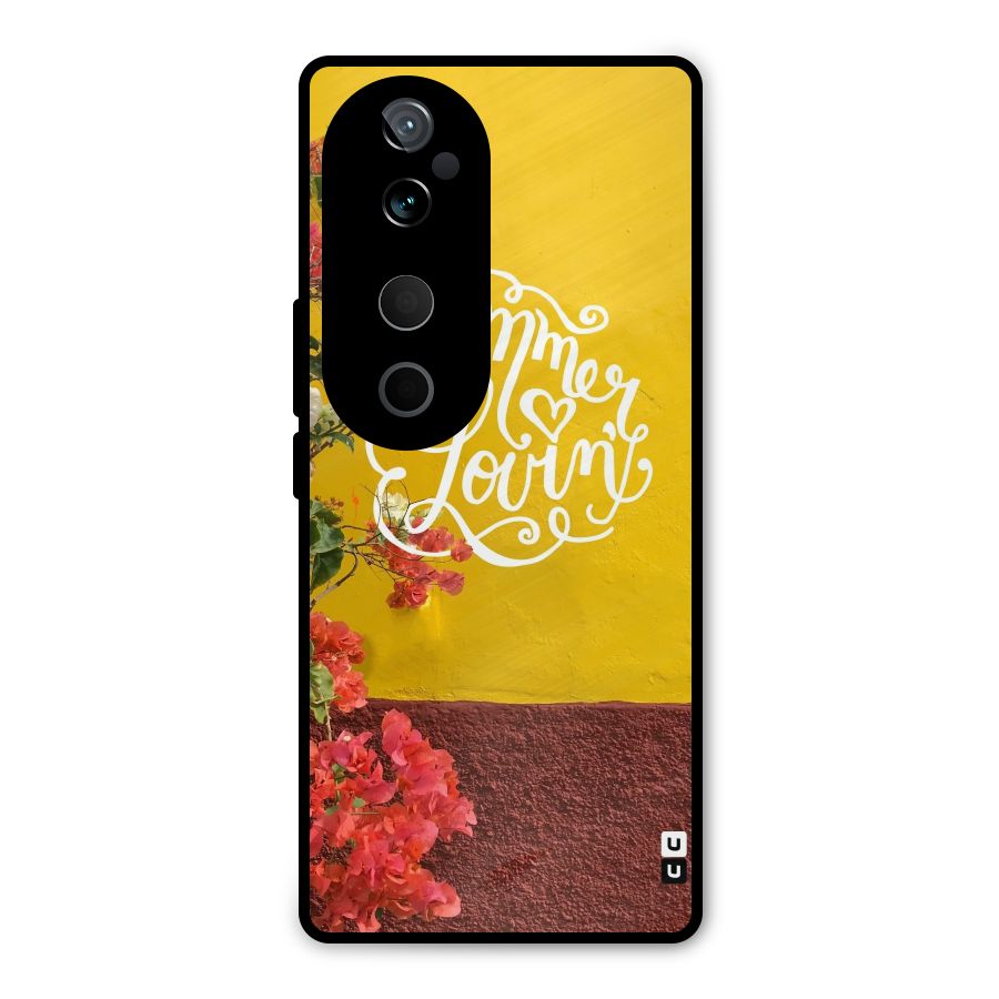 Summer Lovin Metal Back Case for Vivo T3 Ultra