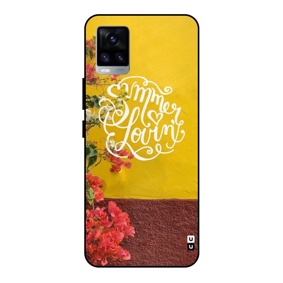 Summer Lovin Metal Back Case for Vivo V20