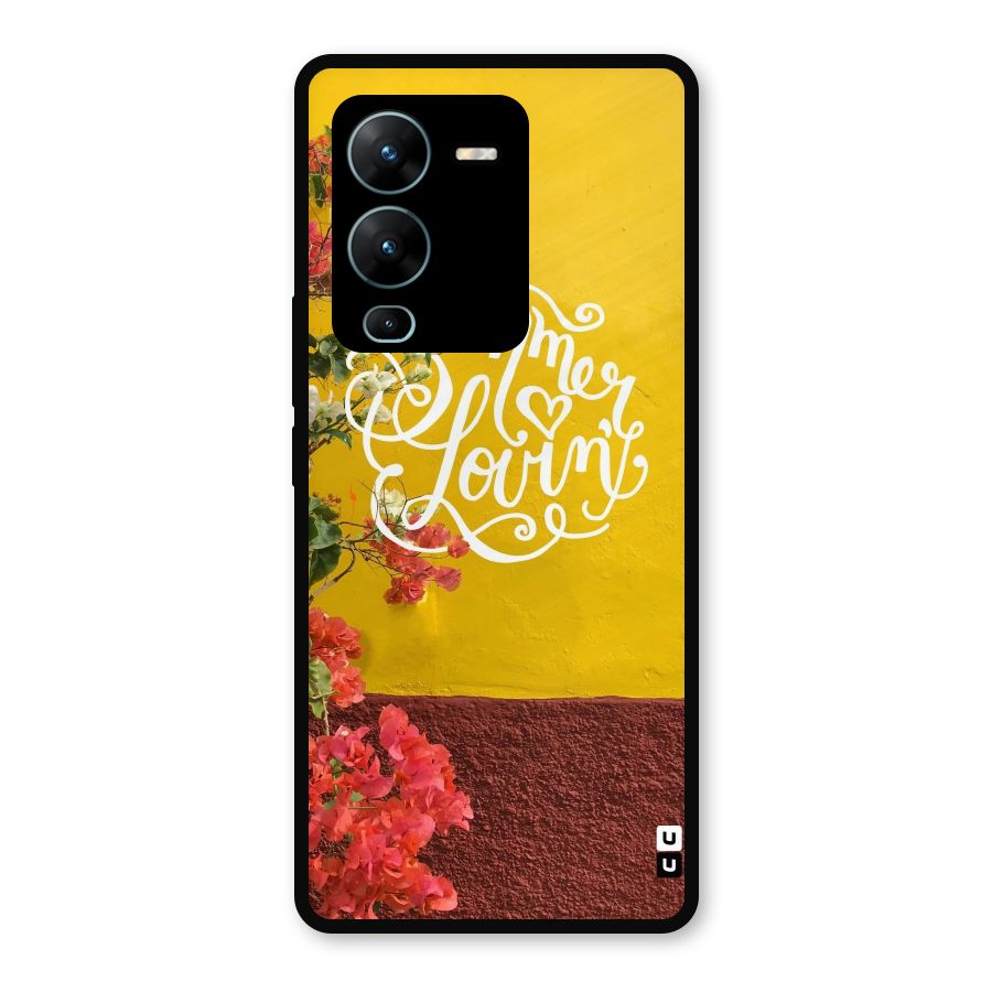 Summer Lovin Metal Back Case for Vivo V25 Pro