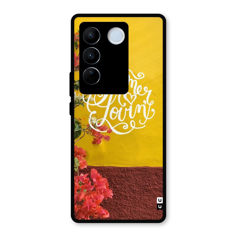 Summer Lovin Metal Back Case for Vivo V27 Pro