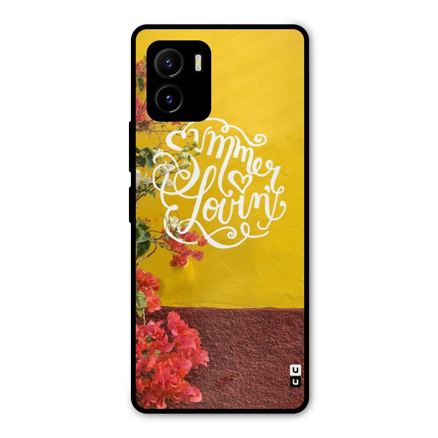 Summer Lovin Metal Back Case for Vivo Y15s