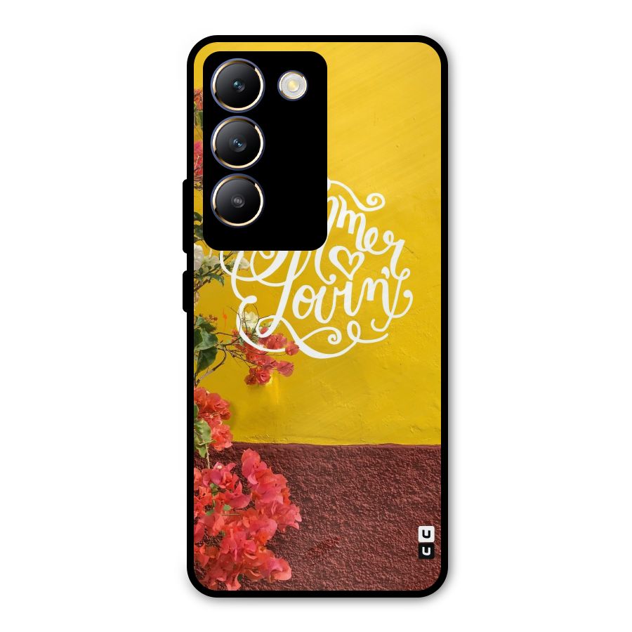 Summer Lovin Metal Back Case for Vivo Y200e