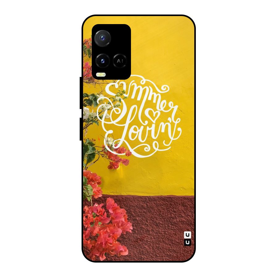 Summer Lovin Metal Back Case for Vivo Y21T