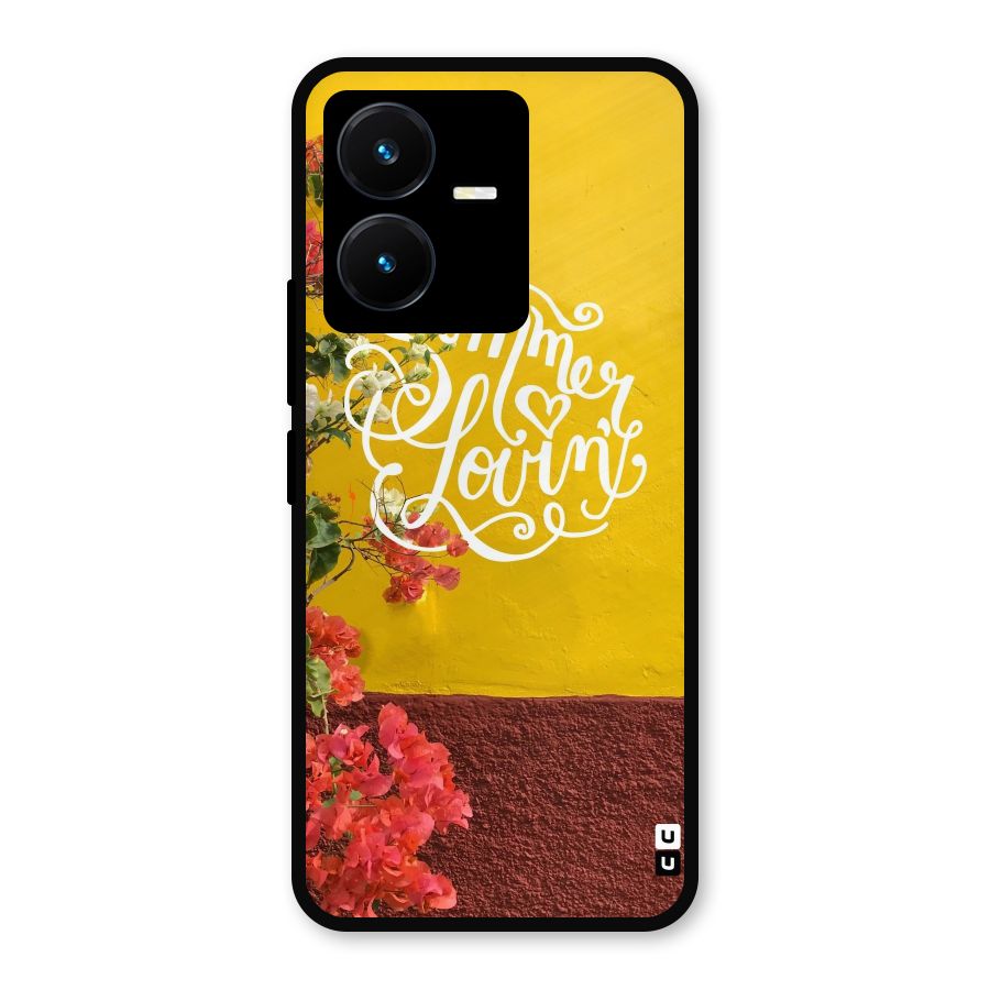 Summer Lovin Metal Back Case for Vivo Y22