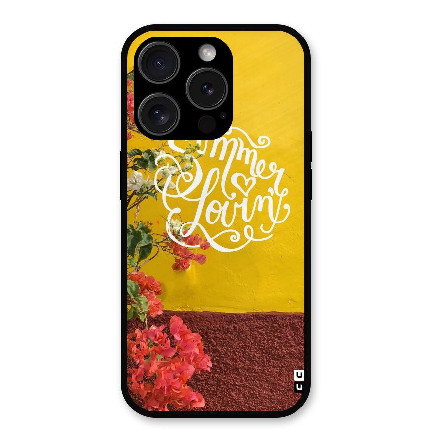 Summer Lovin Metal Back Case for iPhone 15 Pro