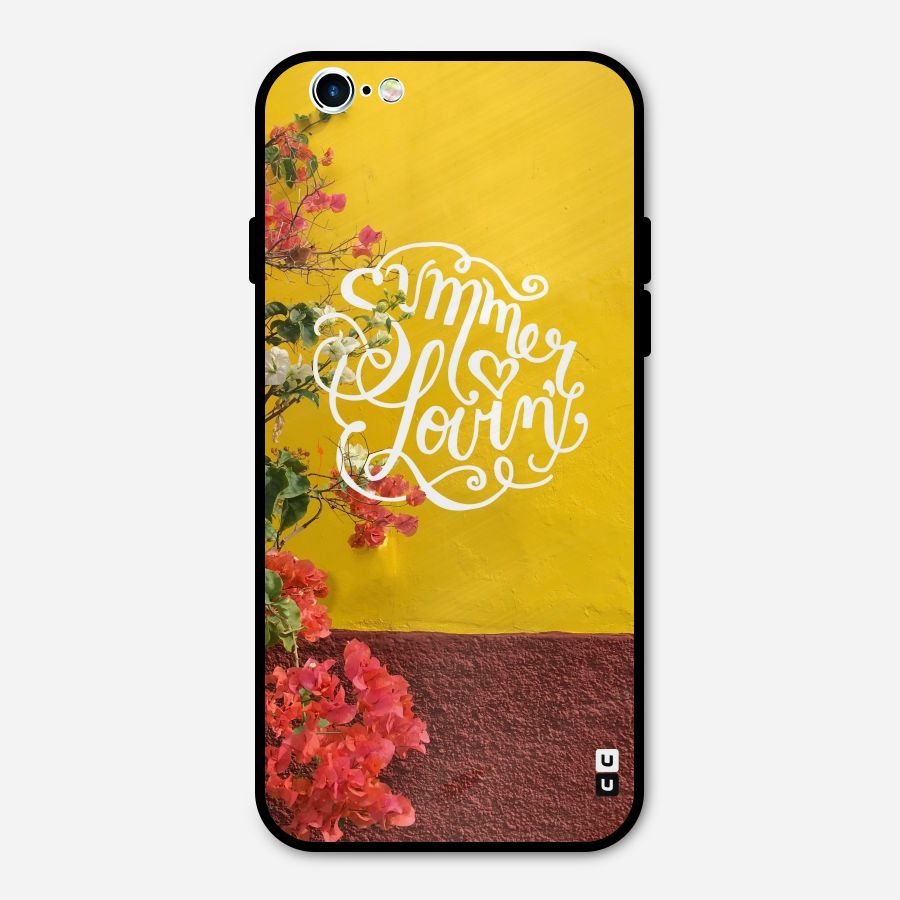 Summer Lovin Metal Back Case for iPhone 6 6s