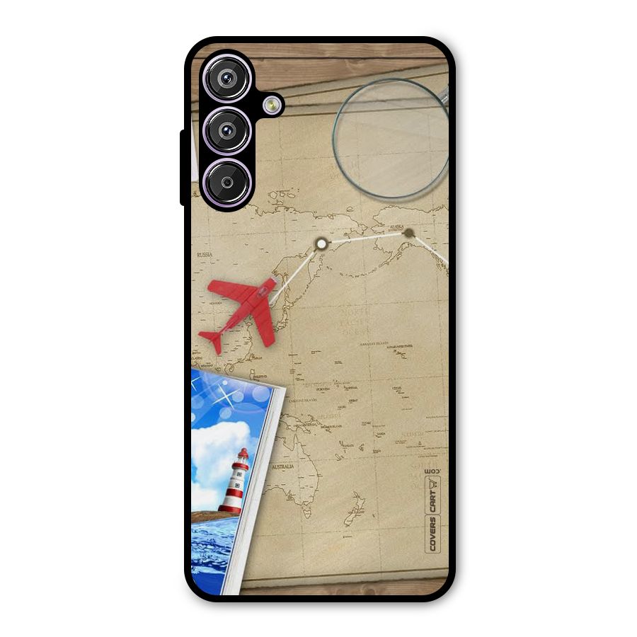 Summer Travel Metal Back Case for Galaxy F15