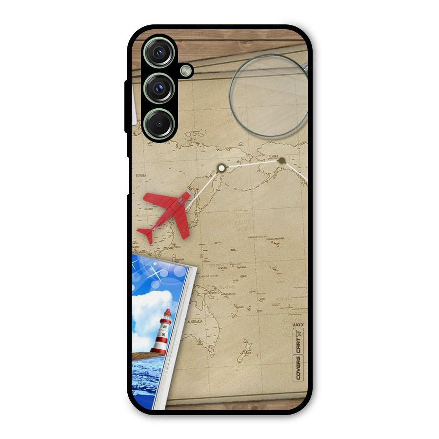Summer Travel Metal Back Case for Galaxy F34
