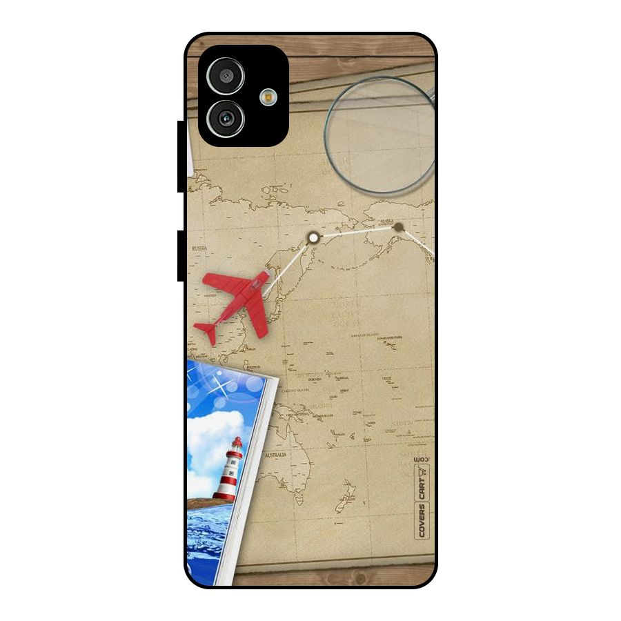 Summer Travel Metal Back Case for Galaxy M13 5G