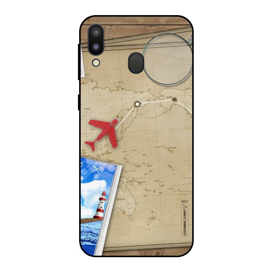 Summer Travel Metal Back Case for Galaxy M20