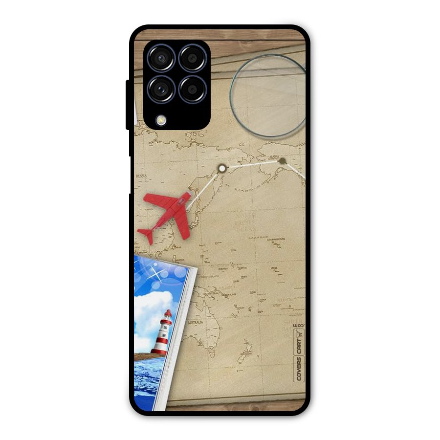 Summer Travel Metal Back Case for Galaxy M53 5G