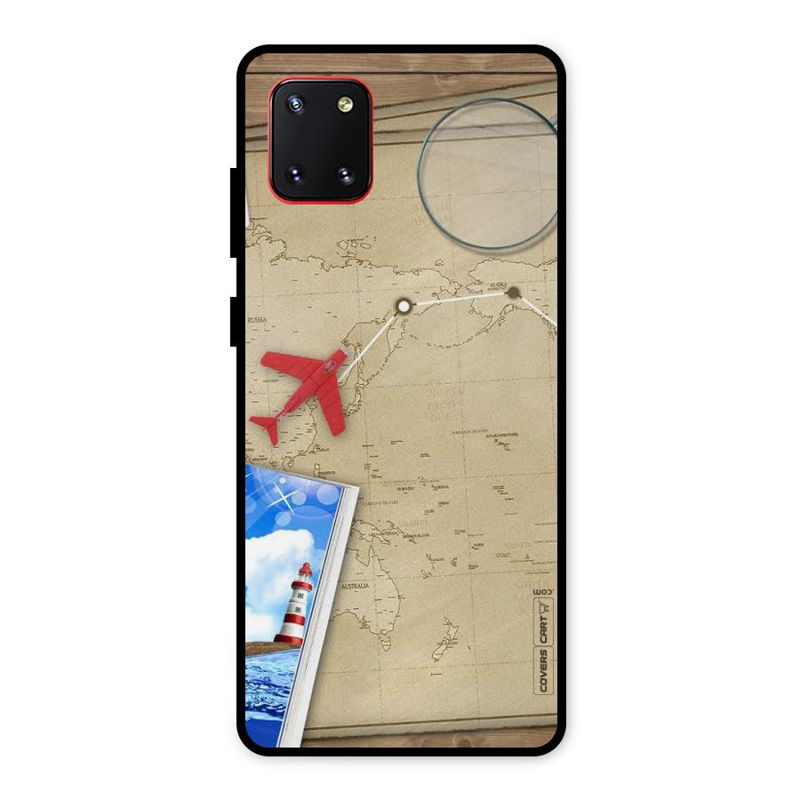 Summer Travel Metal Back Case for Galaxy Note 10 Lite