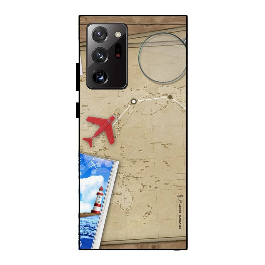 Summer Travel Metal Back Case for Galaxy Note 20 Ultra