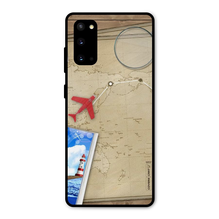 Summer Travel Metal Back Case for Galaxy S20