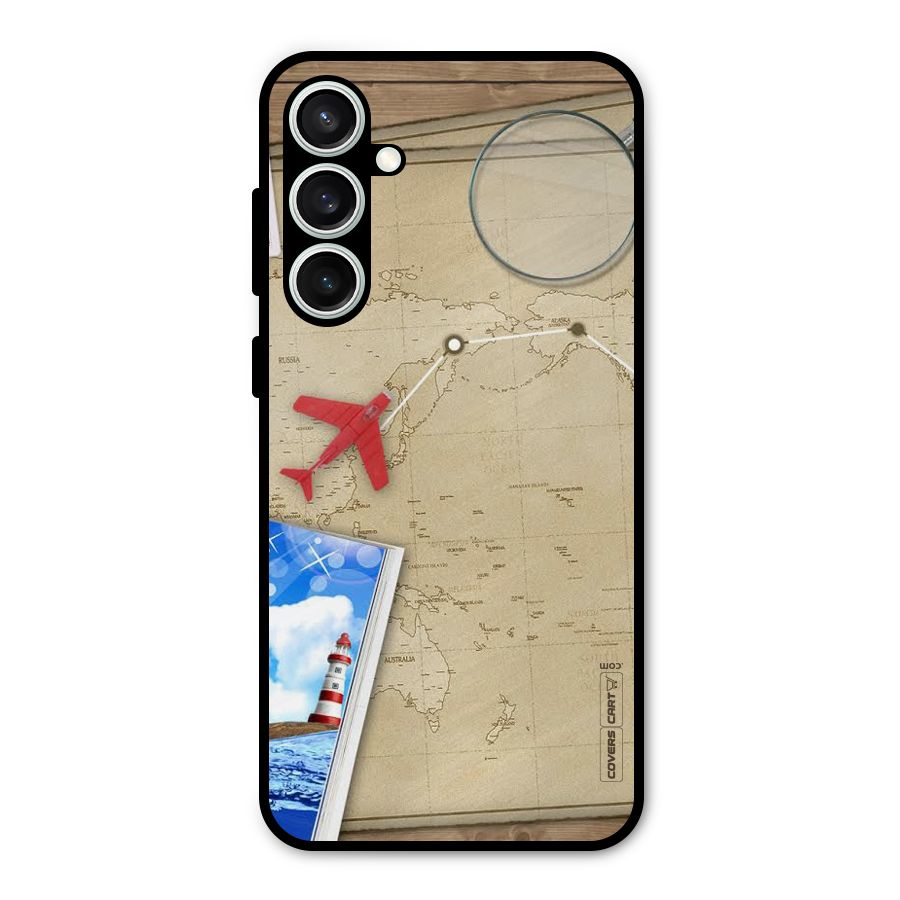 Summer Travel Metal Back Case for Galaxy S23 FE