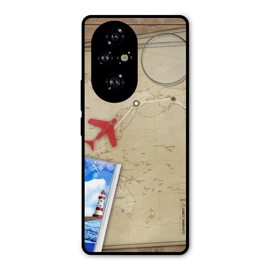 Summer Travel Metal Back Case for Honor 200 Pro