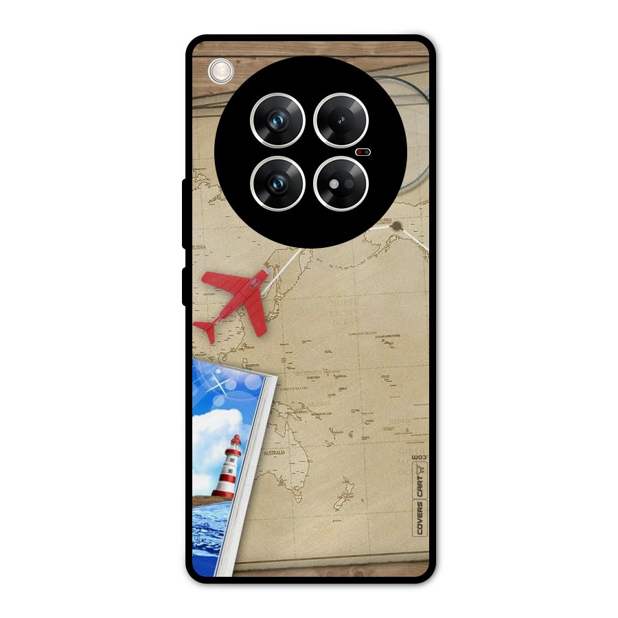 Summer Travel Metal Back Case for Infinix Zero 40 5G