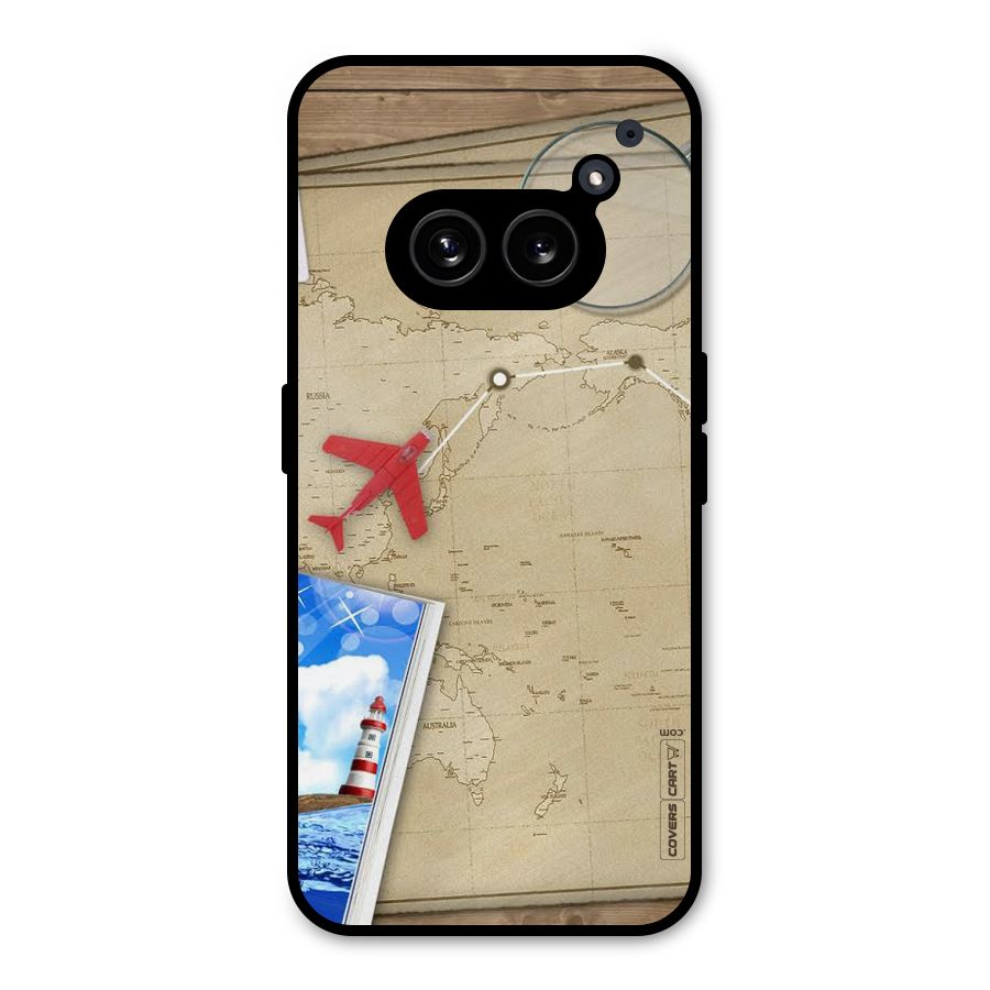 Summer Travel Metal Back Case for Nothing Phone 2a Plus
