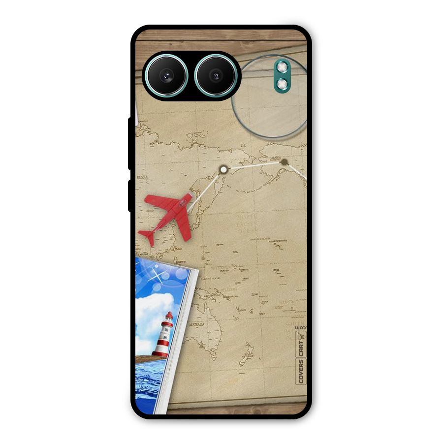 Summer Travel Metal Back Case for OnePlus Nord 4