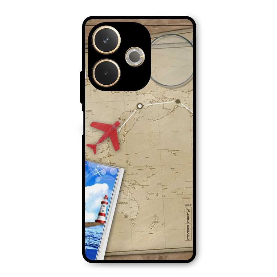 Summer Travel Metal Back Case for Oppo A5 Pro