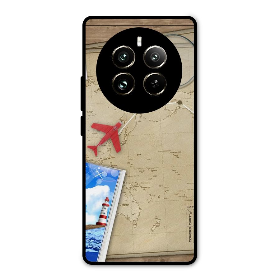 Summer Travel Metal Back Case for Realme 12 Pro