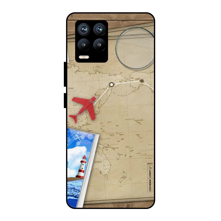 Summer Travel Metal Back Case for Realme 8 Pro