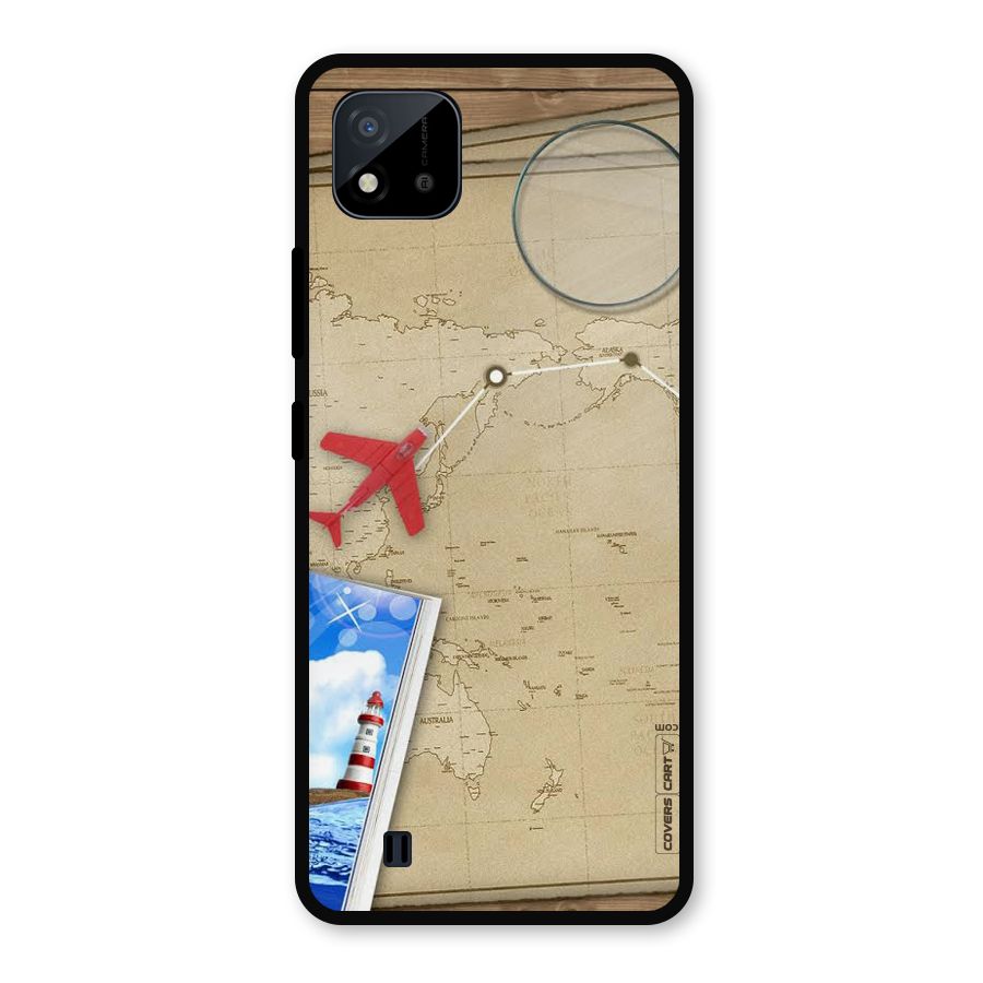 Summer Travel Metal Back Case for Realme C11 2021
