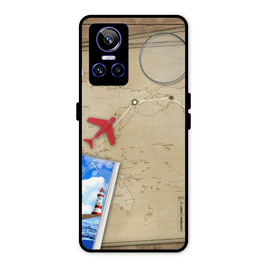 Summer Travel Metal Back Case for Realme GT Neo 3