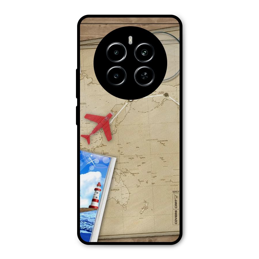 Summer Travel Metal Back Case for Realme P1