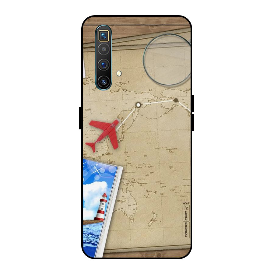 Summer Travel Metal Back Case for Realme X3
