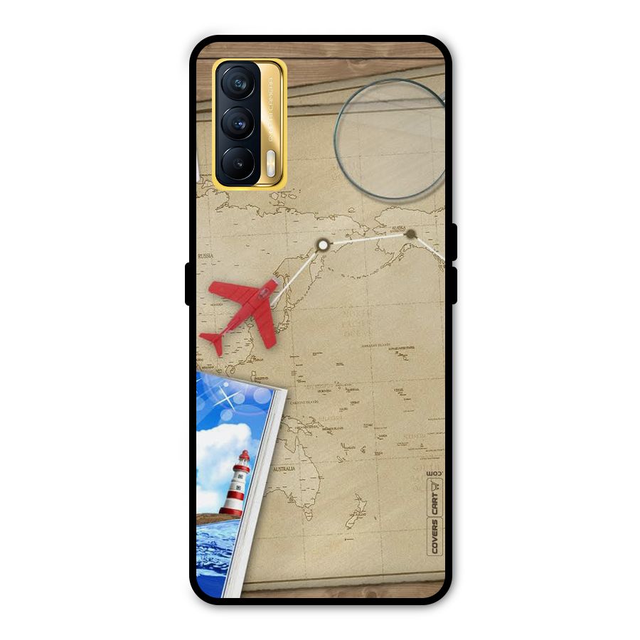 Summer Travel Metal Back Case for Realme X7
